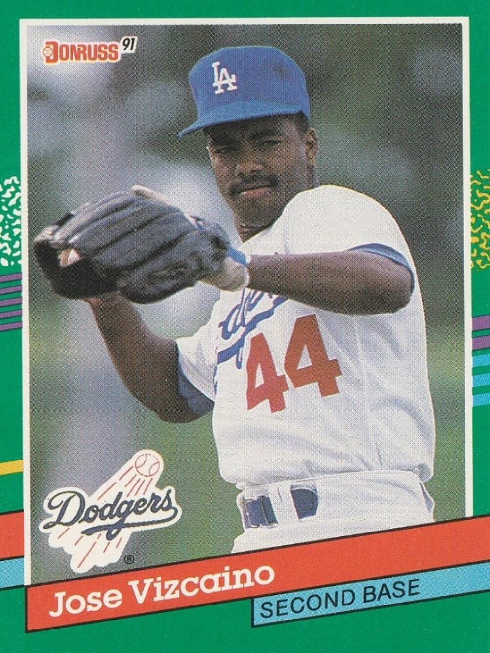 Jose Vizcaino - Donruss 91 Baseball Card
